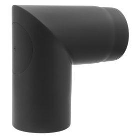   Polirozott füstcső 90°-os könyök rejtett tisztítónyílással ø 150