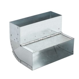   Fém függőleges állítható könyök 45°- 90° -ig 200x90 mm