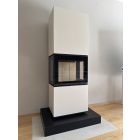 ROMOTOP LERA C G H 10 csempe kandallókályha - matt fehér