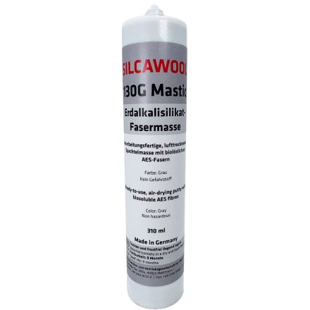 SILCAWOOL 130G Mastic hőálló tömítőpaszta 310 ml - szürke