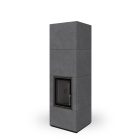 ROMOTOP NORDAC 62 Thermaline beton kandallókályha - sötétszürke