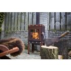 RB 73 PIQUIA KÜLTÉRI KANDALLÓ - Corten acél