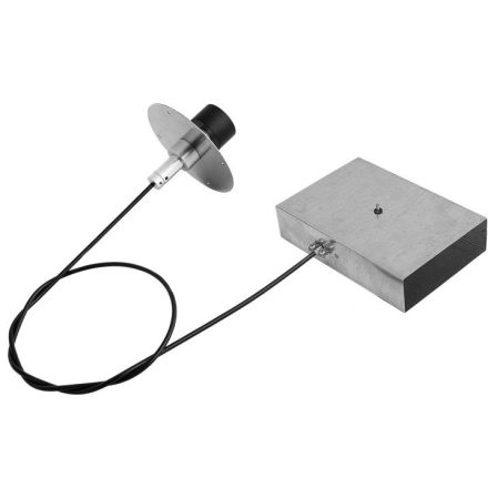 Külső levegő csappantyú 200x90 mm-es lapos csatornához szilikonvédelemmel fehér tekerőgomb