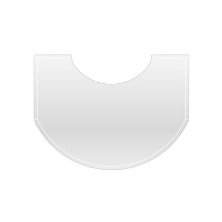 Átlátszó üveg alátétlap EVORA és LAREDO kandallókályhához