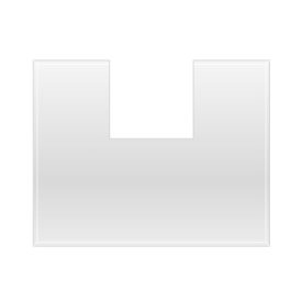   Átlátszó üveg alátétlap CARA CS és LERA kandallókályhához