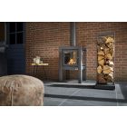 RB 73 QUARUBA L KÜLTÉRI KANDALLÓ - Fekete rozsdamentes acél