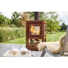 RB 73 QUARUBA L MOBILE KÜLTÉRI KANDALLÓ - Cortne acél