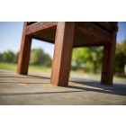 RB 73 QUARUBA L KÜLTÉRI KANDALLÓ - Corten acél