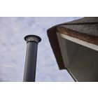 RB 73 QUARUBA XL MOBILE KÜLTÉRI KANDALLÓ - Fekete rozsdamentes acél