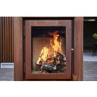 RB 73 QUARUBA XL MOBILE KÜLTÉRI KANDALLÓ - Corten acél