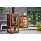 RB 73 QUARUBA XXL MOBILE KÜLTÉRI KANDALLÓ - Corten acél