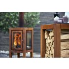 RB 73 QUARUBOX FATÁROLÓ - Corten acél