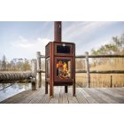 RB 73 QUERCUS KÜLTÉRI KANDALLÓ - Corten acél