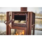 RB 73 QUERCUS KÜLTÉRI KANDALLÓ - Corten acél