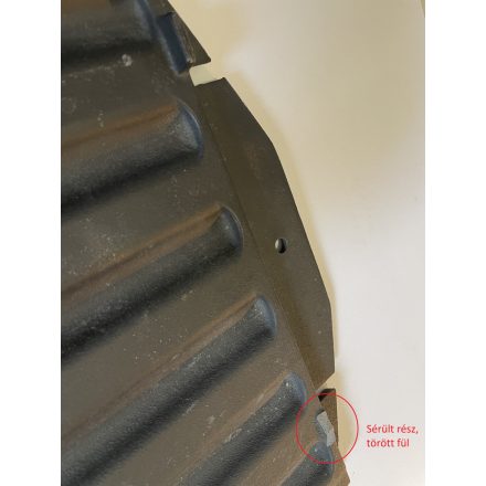 EDILKAMIN 260550 öntöttvas oldallap GLORIA - sérült, törött füllel