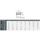 Füstcső bővítő Ø 120 / Ø 130 mm