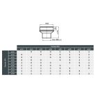 Füstcső szűkítő Ø 200 / Ø 130 mm