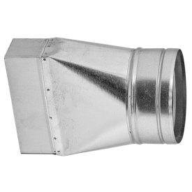   Fém laposcsatorna vizszintes átalakitó 200 x 90 mm / Ø 100