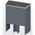 Külső levegő takarólemez RIANO kandallókályhához