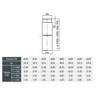 Füstcső Ø 150 mm - 25 cm