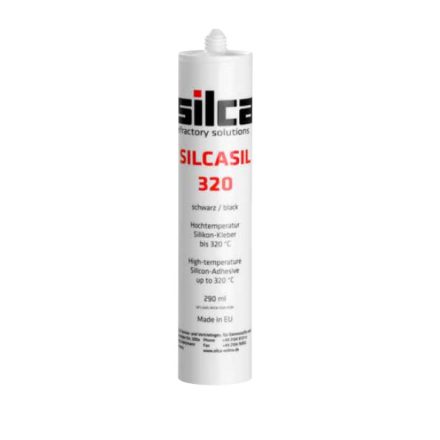 SILCASIL 320 magas hőmérsékletű szilikon 290 ml - fekete