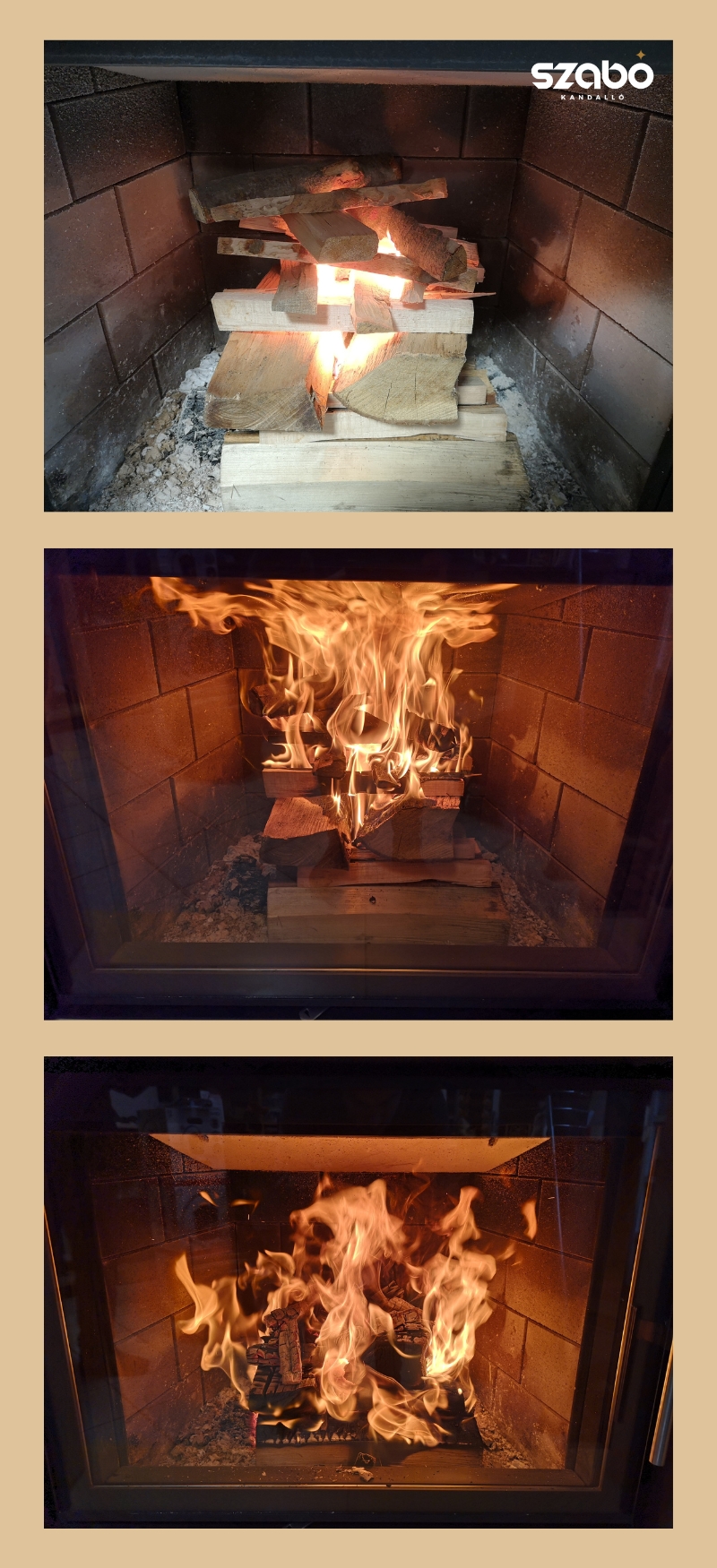 Hogyan gyújtsuk be helyesen a kandallót és a kályhát? Felülről történő begyújtás – a tiszta módszer